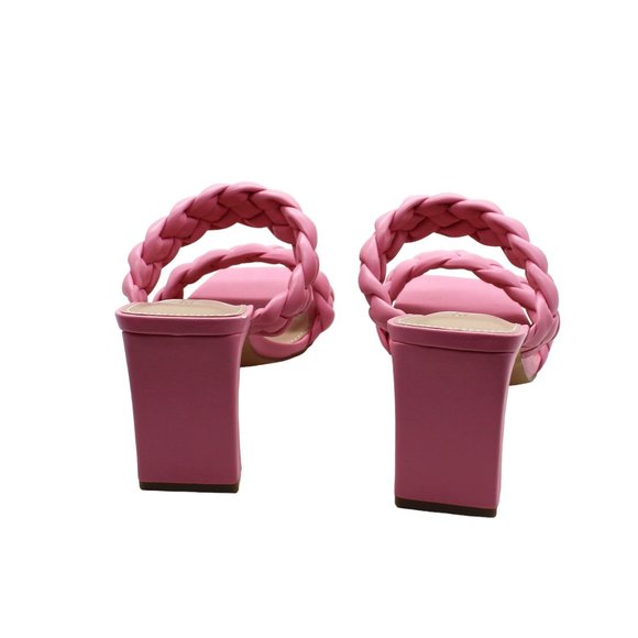 BCBGeneration Pink Braided Sandals - Picture 8 of 8